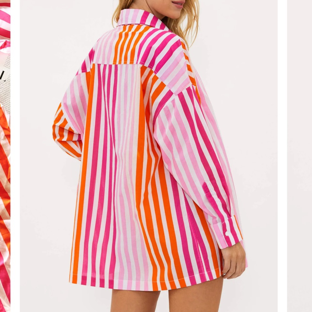BEACH RIOT ALexa Top in Sunset Stripes NWT - Picture 2 of 5